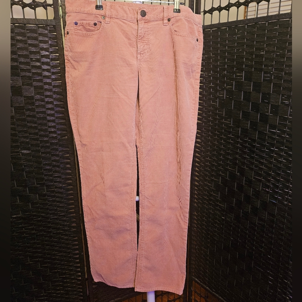 J. Crew Pink Corduroy Pants
